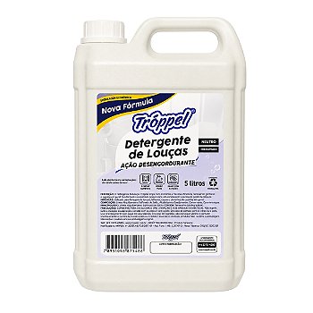 Detergente Neutro Troppel Ação Desengordurante 5L