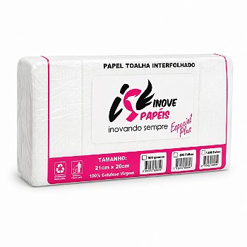 Papel Toalha Interfolhado Fs 21x20cm 1.000fls Inove