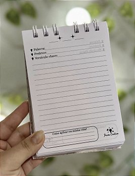 Bloco para Anotações de Culto