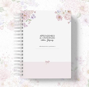 Devocional Infantil Feminino Crescendo e Aprendendo com Jesus