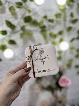 Porta-Joias Personalizado | Seja Forte e Corajosa