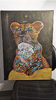 Pintura sobre tela acrílica