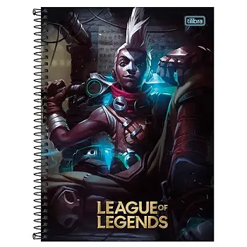 CADERNO LEAGUE OF LEGENDS 1 MATÉRIA