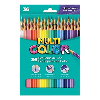 LÁPIS DE COR MULTI COLOR 36 CORES