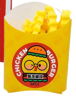 BORRACHAS DE BATATA FRITA