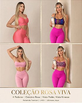COLEÇÃO ROSA VIVA - OUTUBRO ROSA KINESSE