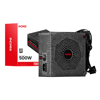 Fonte ATX Pcyes Electra 500W PFC Ativo
