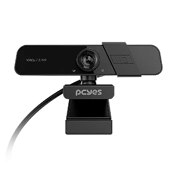 Webcam PCYes Raza FHD-04 1080p USB Preta