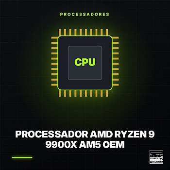 Processador AMD Ryzen 9 9900X AM5 OEM