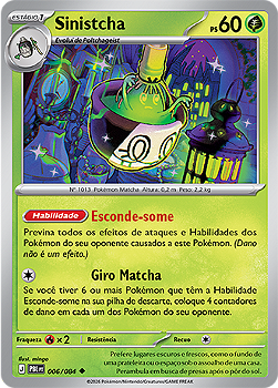 Sinistcha (006/084) - Reverse Foil - Escuridão Absoluta
