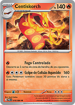 Centiskorch (010/084) - Reverse Foil - Escuridão Absoluta