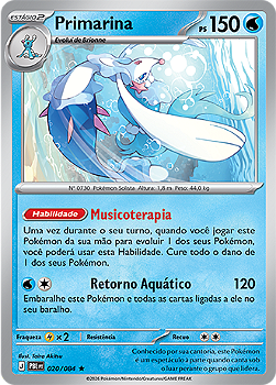 Primarina (020/084) - Reverse Foil - Escuridão Absoluta