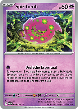 Spiritomb (035/084) - Foil - Escuridão Absoluta