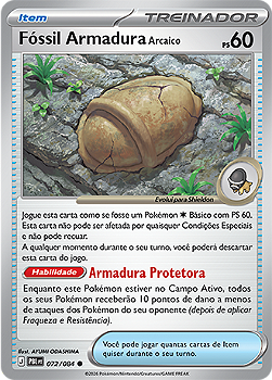 Fóssil Armadura Arcaico (072/084) - Normal - Escuridão Absoluta