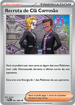 Recruta do Clã Corrosão (081/084) - Normal - Escuridão Absoluta
