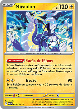 Miraidon (028/084) - Foil- Escuridão Absoluta
