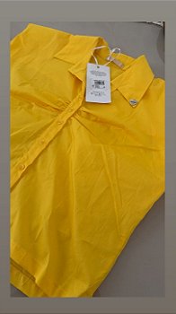 Camisa Feminina Amarela com Amarração