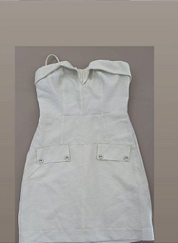 Vestido Feminino Tomara que Caia Off White