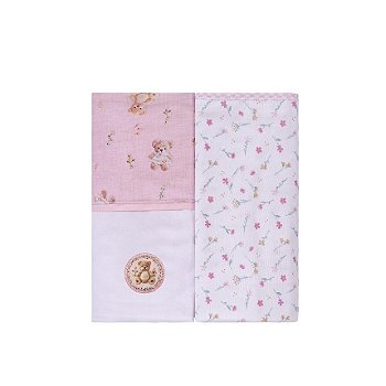 Mantas Flaneladas Ursa Rosa