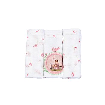 Kit Fraldas + Saquinhos para Roupas Coelha Rosa