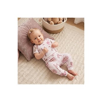 Conjunto Estampado Suedine Menina Safari Tam P