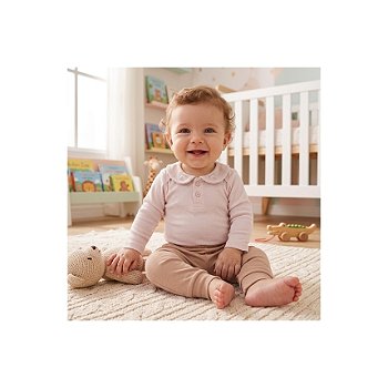 Conjunto Suedine Menino Gola Polo Tam G