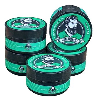Kit 3 Pomadas Don Armany Incolor 70g  Efeito Brilho