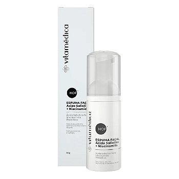 Espuma de Limpeza Facial Anti Acne e Oleosidade com Ácido Salicílico Nano + Niac