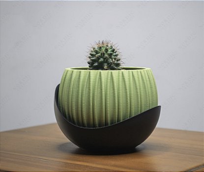 Vaso de planta com base