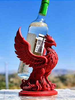 Fênix suporte para vinho