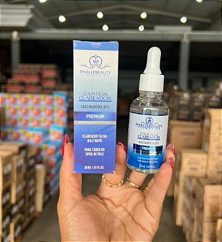 Serum Clareador Facial Phallebeauty 30ml