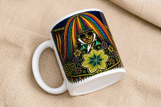 Caneca Caboclo de Lança Aquarela 330ml