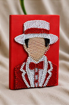 Quadro String Art Menino da Tarde