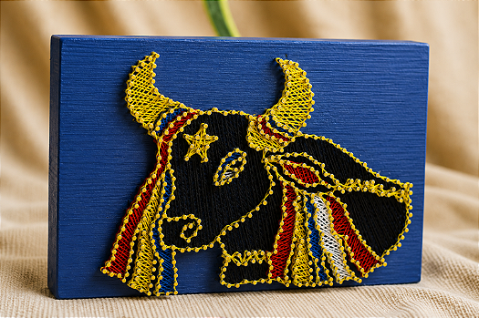 Quadro String Art Boi da Macuca