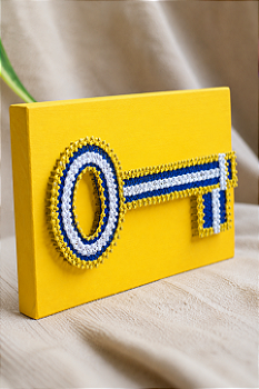 Quadro String Art Chave do Cariri