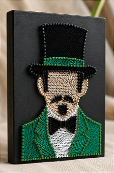 Quadro String Art Homem da Meia-Noite