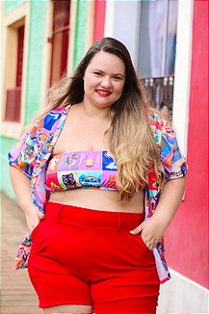 Conjunto Kimono + Top Pernambuco