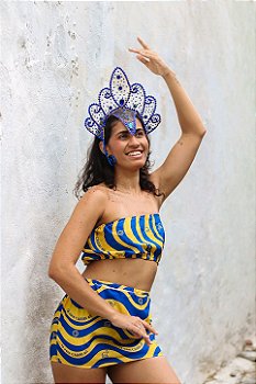 Conjunto Top + Saia Cariri