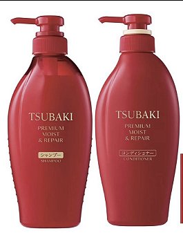Shampoo + Condicionador TSUBAKI Premium Moist & Repair (450ml cada)