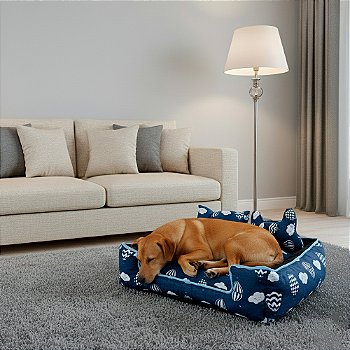 Cama Pet Onix Impermeável Pequena Cor:Nuvem