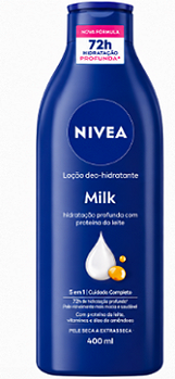 LOÇÃO NIVEA MILK 400ML