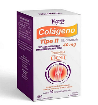 VIGORA PLUS COLAGENO TIPO II 40MG 30 CPS