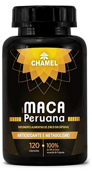 CHAMEL CAPSULAS MACA PERUANA 600MG C/120