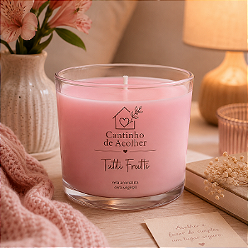 Tutti Frutti | Vela Aromática Artesanal 120g Cantinho de Acolher Criandê