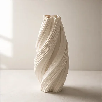 Margaret | Vaso Decorativo com Relevo em Espiral Criandê