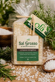 Sabonete Artesanal Ofá - Sal Grosso