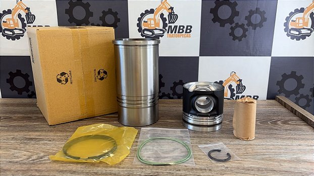 Kit Cilindro Pistão Camisa Anel Pino Motor Volvo 20865990