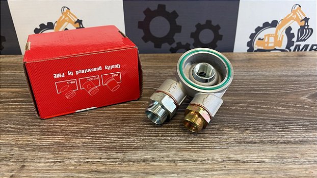 cabeçote / adaptador do filtro de óleo 21317531 volvo