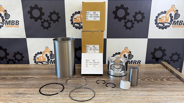 Kit Completo Cilindro Pistão E Camisa Para Volvo 20890422