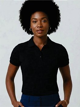 Camisa Polo Baby Look Color